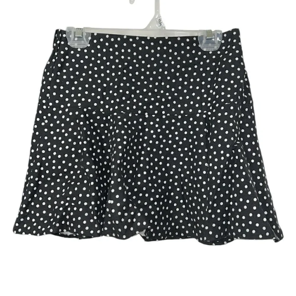 Zara Girls Polka Dot Mini Black & White Skirt(Size 11-12yrs)